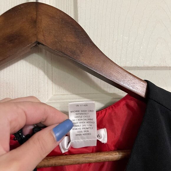 Isaac Mizrahi For Target Womens Black Sleeveless Vneck Knee Length Dress Size 8 - Picture 5 of 6